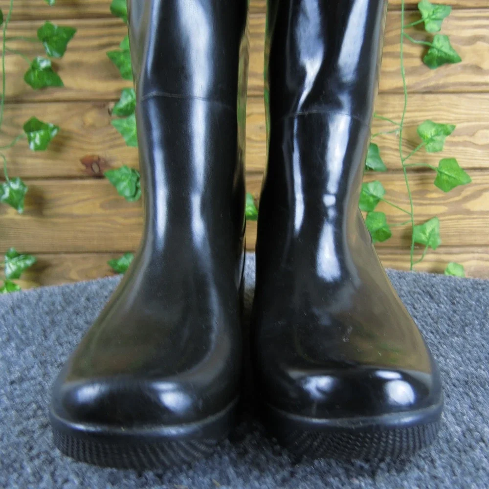 Sperry‎ Top-Sider Waterproof Rain Boots Women's Size 5 Black Tall